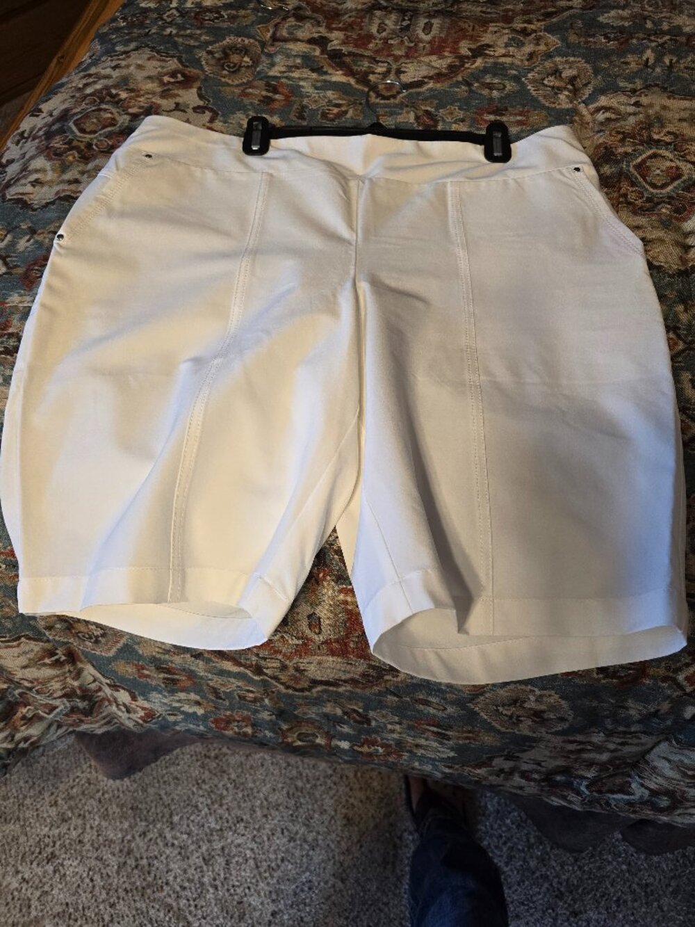 Chico's Zenergy White Shorts - NWT